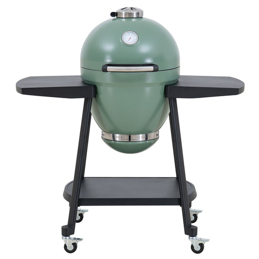 Sunjoy 246.21-Sq in Green Portable Charcoal Grill A504002321