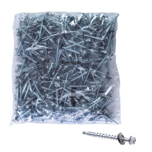 Power Pro #10 x 2-in Silver Powder Coating Self-drilling Roofing Screws (2000-Count) 117881