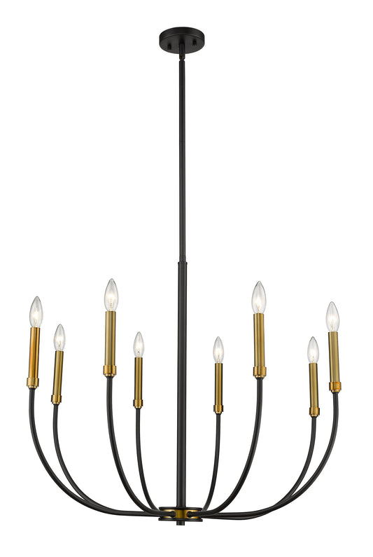 Z-Lite Haylie 8 -Light Multiple finishes Multiple colors Transitional For Use in Dining Rooms, Foyers, Kitchens, Chandelier