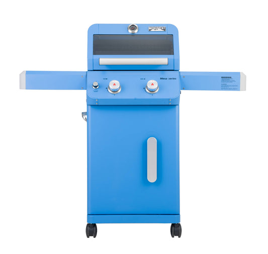 Monument Mesa Blue 2-Burner Liquid Propane Gas Grill M200B