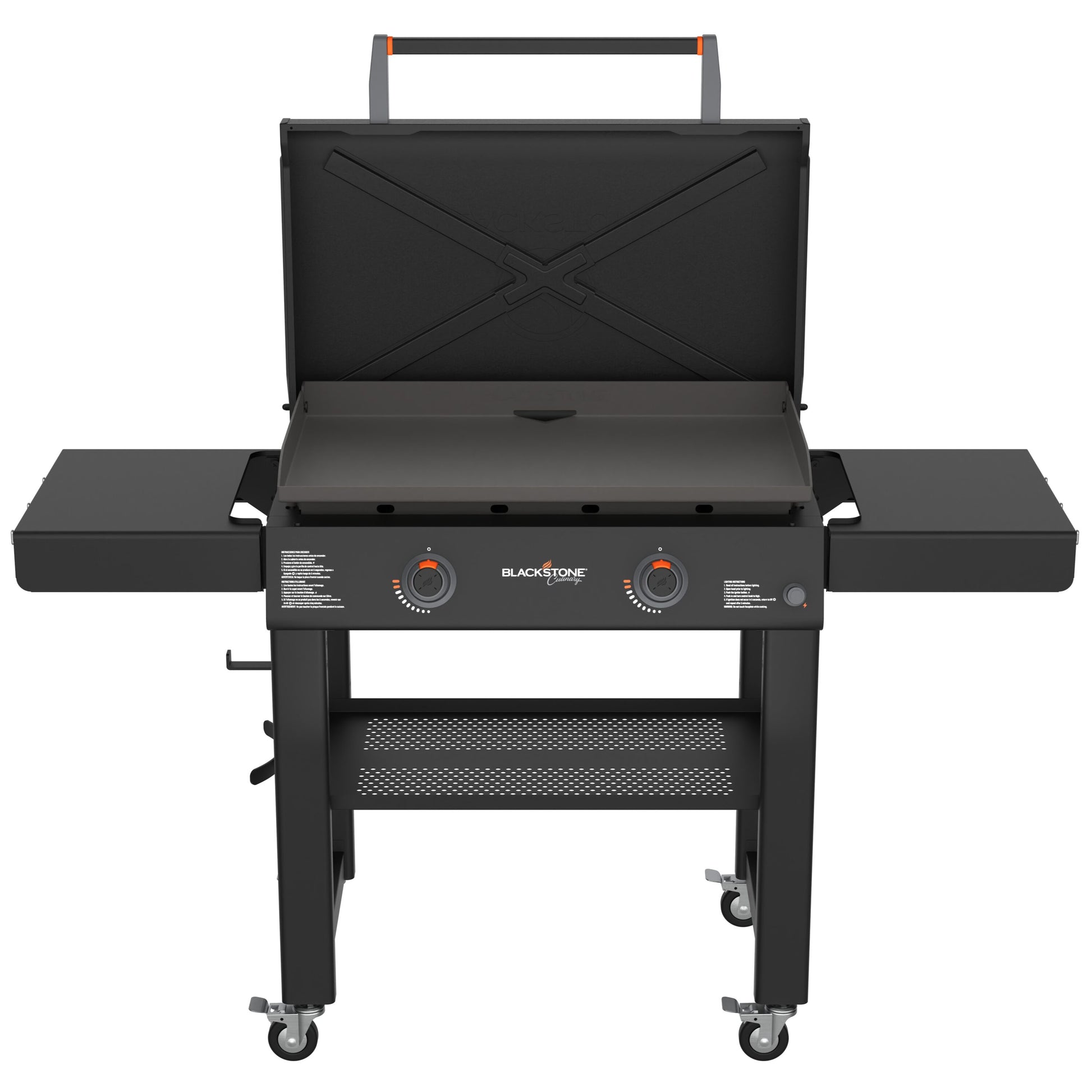 Blackstone 30-in Culinary Omnivore Griddle with Hood 2-Burner Liquid Propane Flat Top Grill 2163