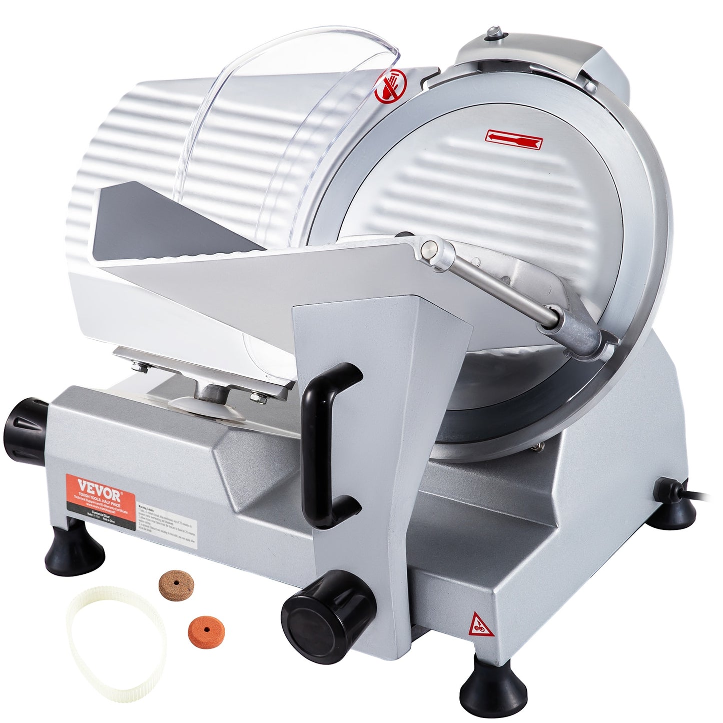 VEVOR 400-Speed Commercial/Residential Food Slicer (Aluminum Alloy Adc12) WED-250B3LWQPJ-V110