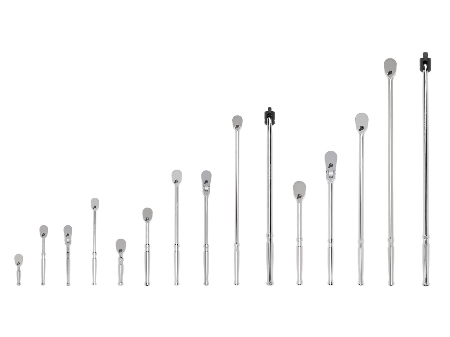 TEKTON 1/4, 3/8, 1/2 Inch Drive Ratchet and Breaker Bar Set (15-Piece) SDR99901