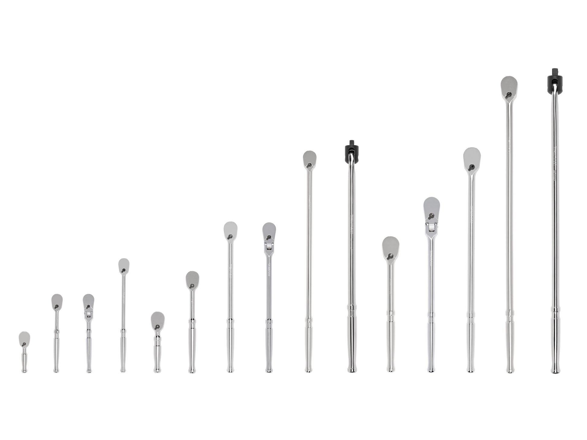 TEKTON 1/4, 3/8, 1/2 Inch Drive Ratchet and Breaker Bar Set (15-Piece) SDR99901