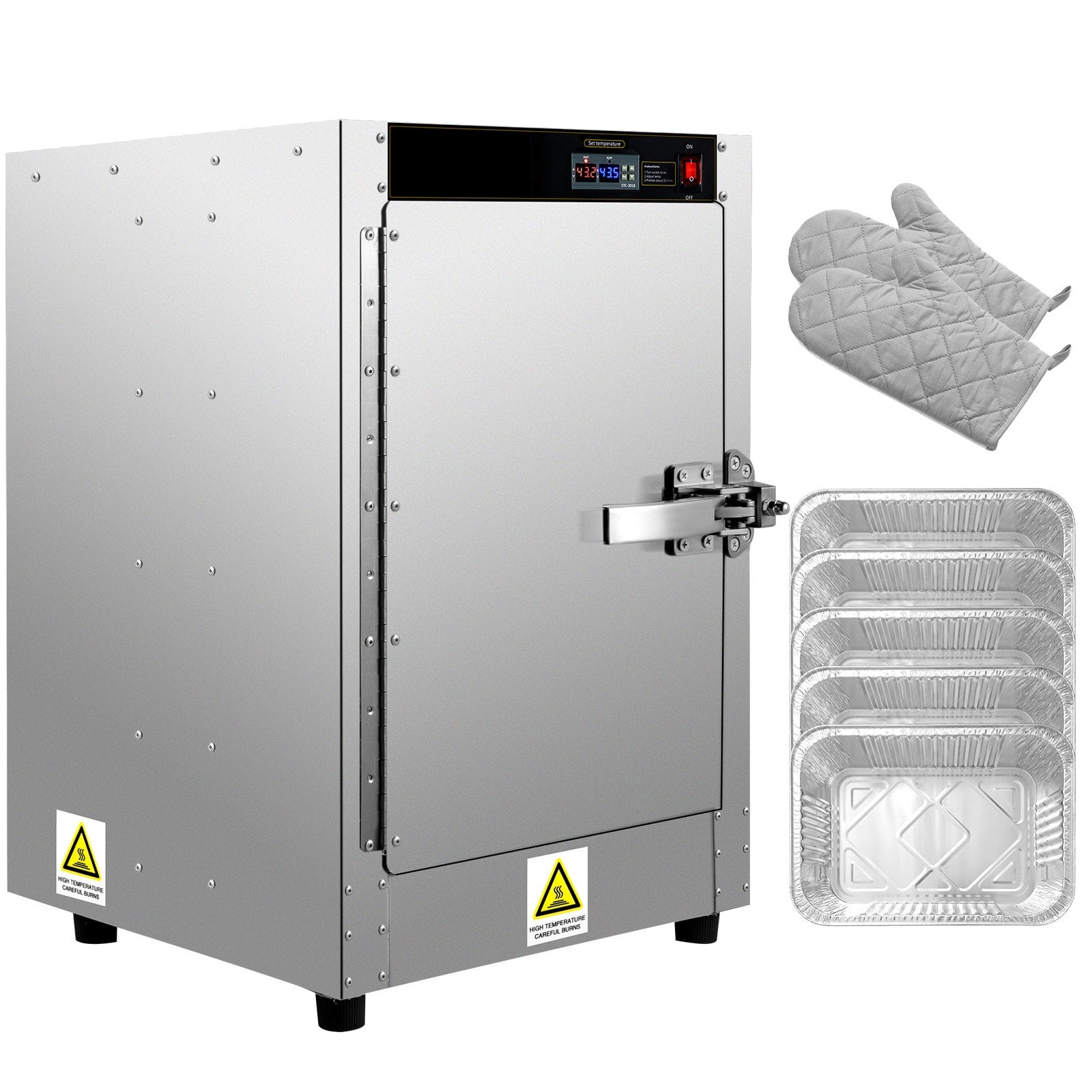 VEVOR 5-Station Commercial/Residential Electric Food Warmer BWJLCMC5110V4SIQCV1