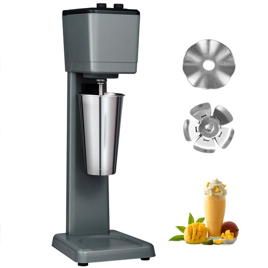 VEVOR 375W Electric Milkshake Maker Sus304 0.84-Quart Commercial/Residential Tilt-head Stand Mixer DTNXJHABS375WK7HDV1