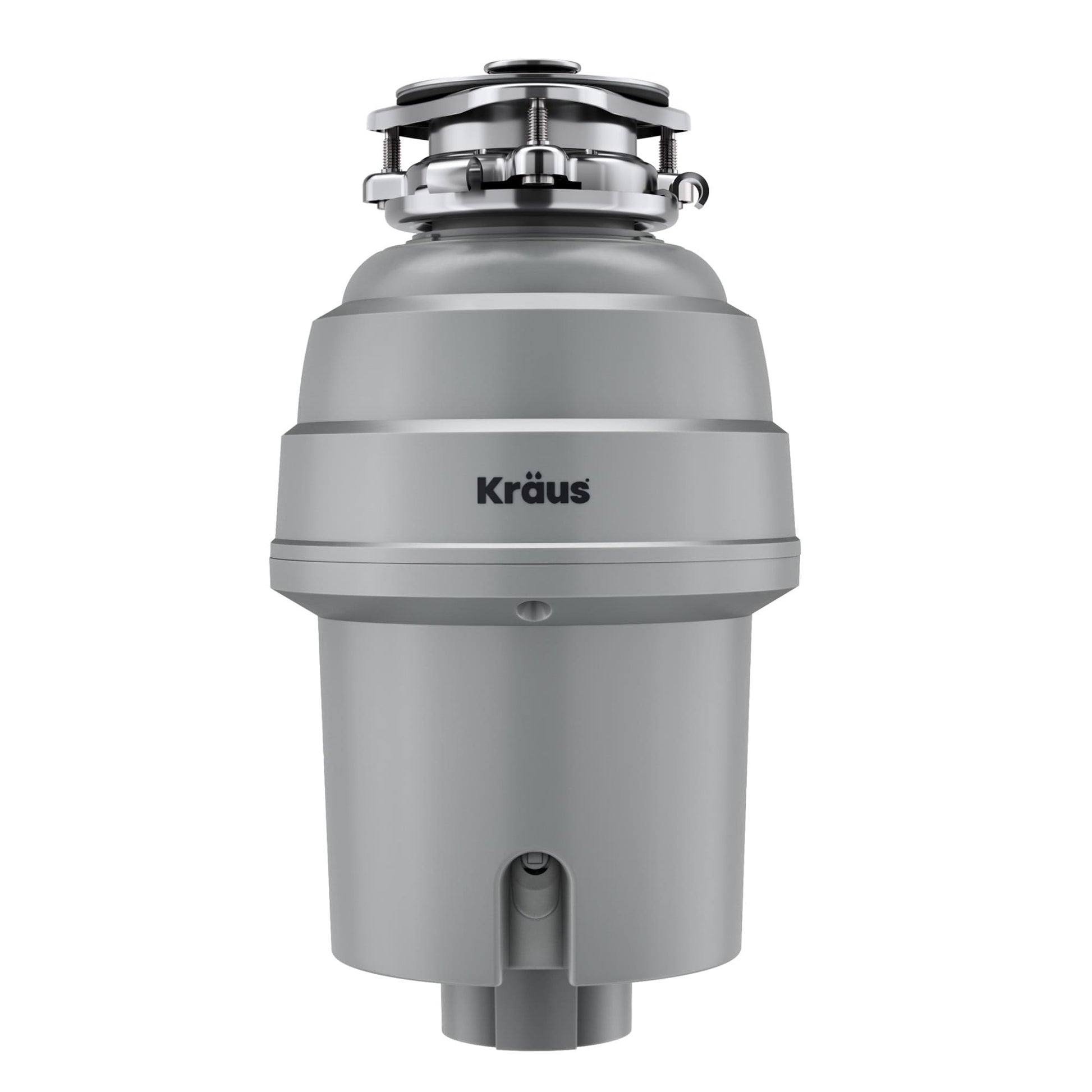 Kraus Kore Continuous Feed 1-HP Septic Safe Corded Garbage Disposal with Noise Insulation KWD200-100MGR