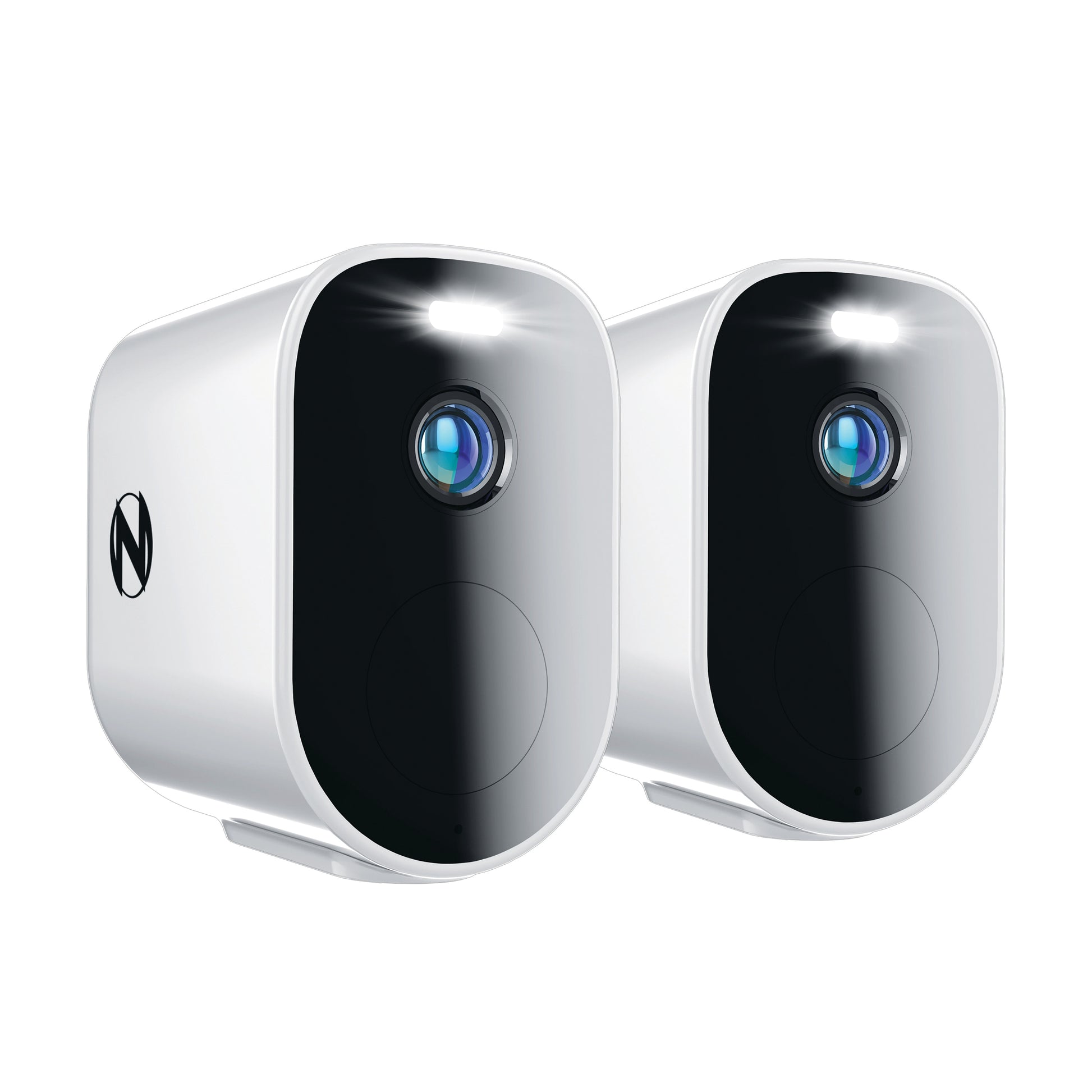 Night Owl FBWNIP4U Indoor/Outdoor 2-Camera 2K Battery-operated Spotlight Micro Sd Security Camera System CAM-2PK-B4LWNPU-FP-B