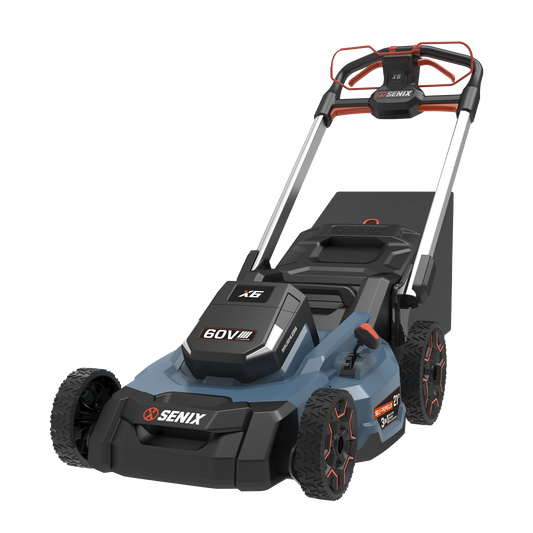 SENIX 60 Volt 60-volt 21-in Cordless Self-propelled Lawn Mower 8 Ah (1-Battery and Charger Included) LPSX6-H