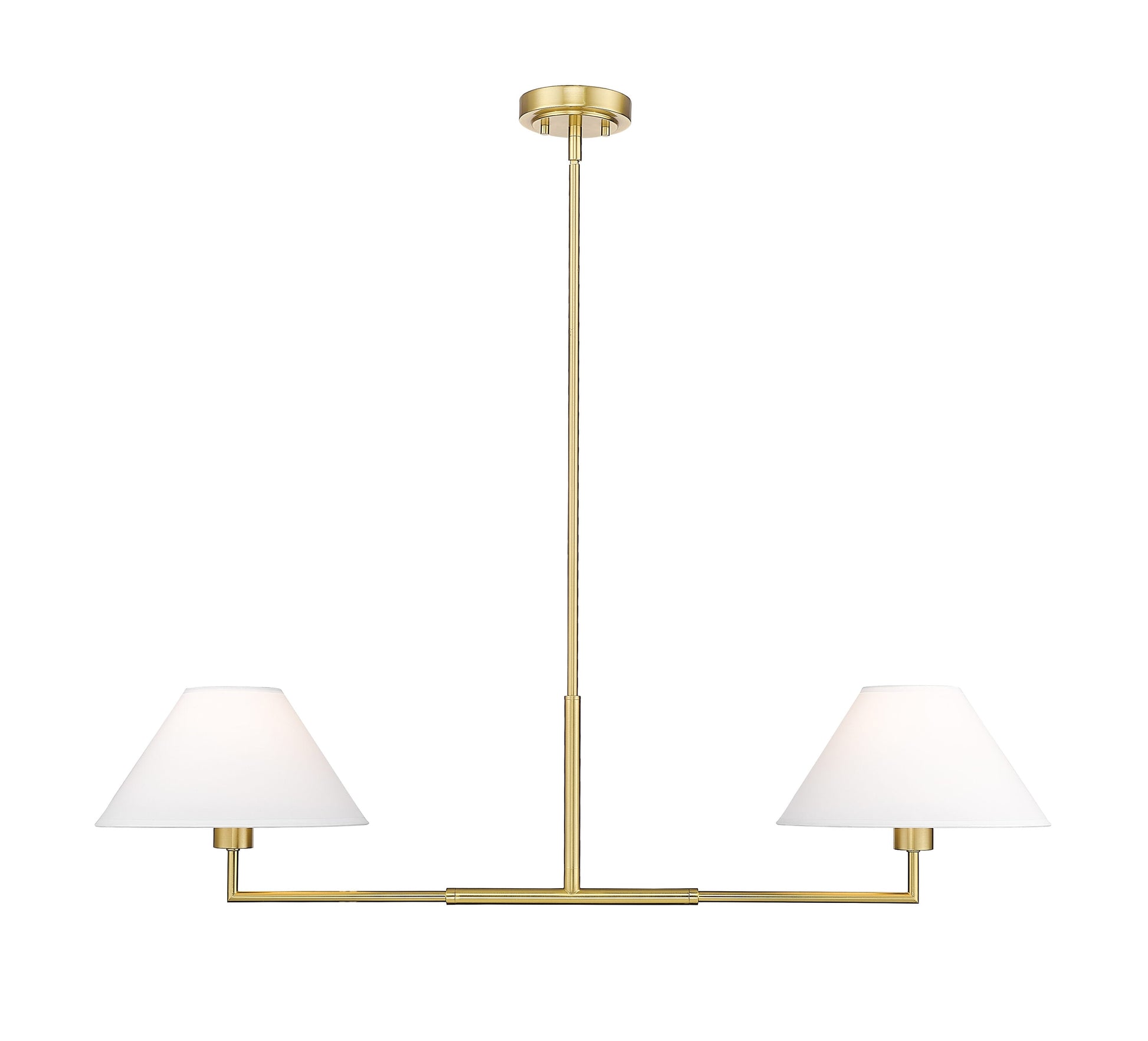 Z-Lite Leila 2 -Light Gold Modern/contemporary For Use in Bedrooms, Dining Rooms, Foyers, Kitchens, Living Rooms Chandelier