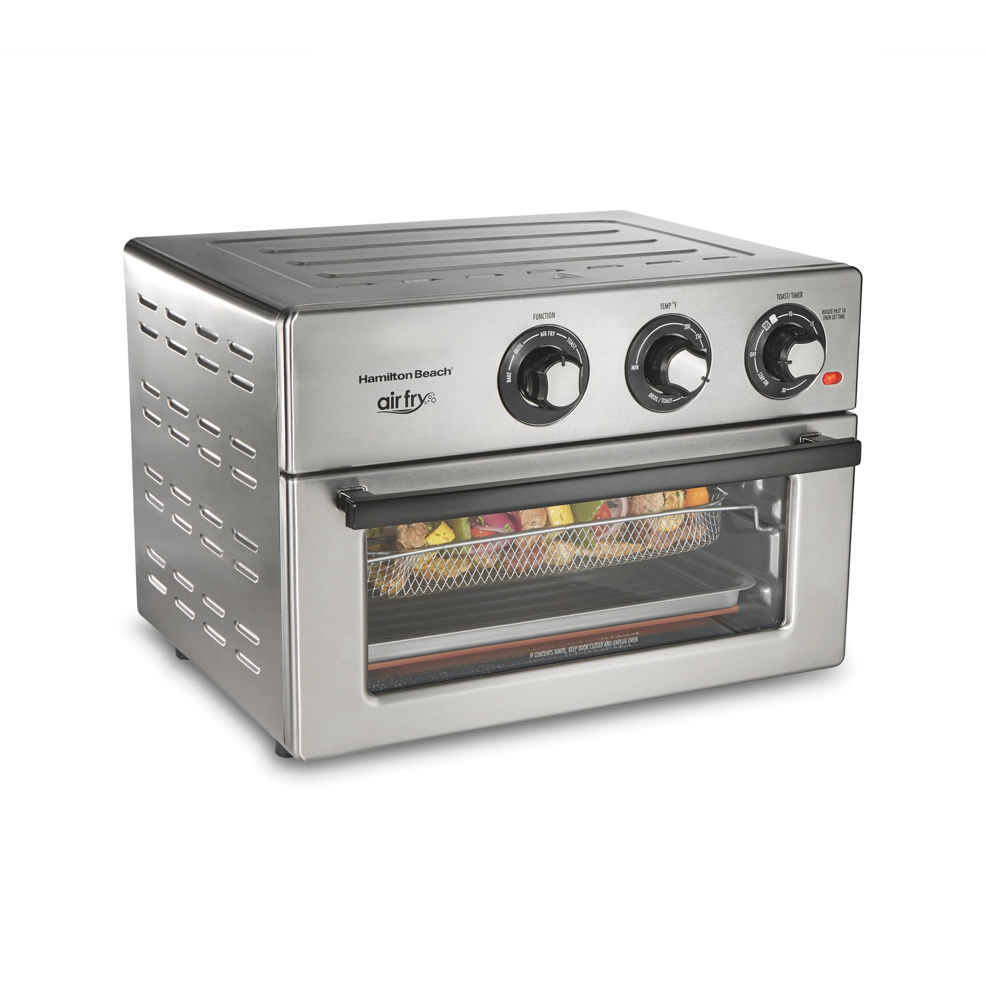 Hamilton Beach 6-Slice Stainless Steel Convection Toaster Oven Automatic Shut-off (1800-Watt) 31225