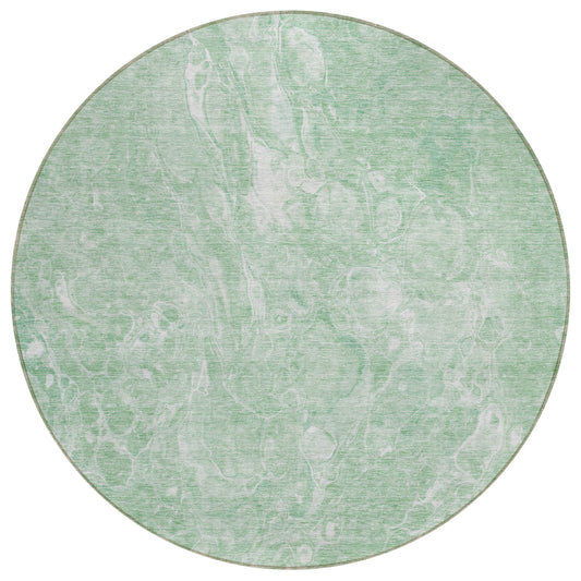 Addison Rugs Chantille ACN670MZ 8 x 8 (ft) Mint Round Indoor/Outdoor Geometric Machine washable Area rug