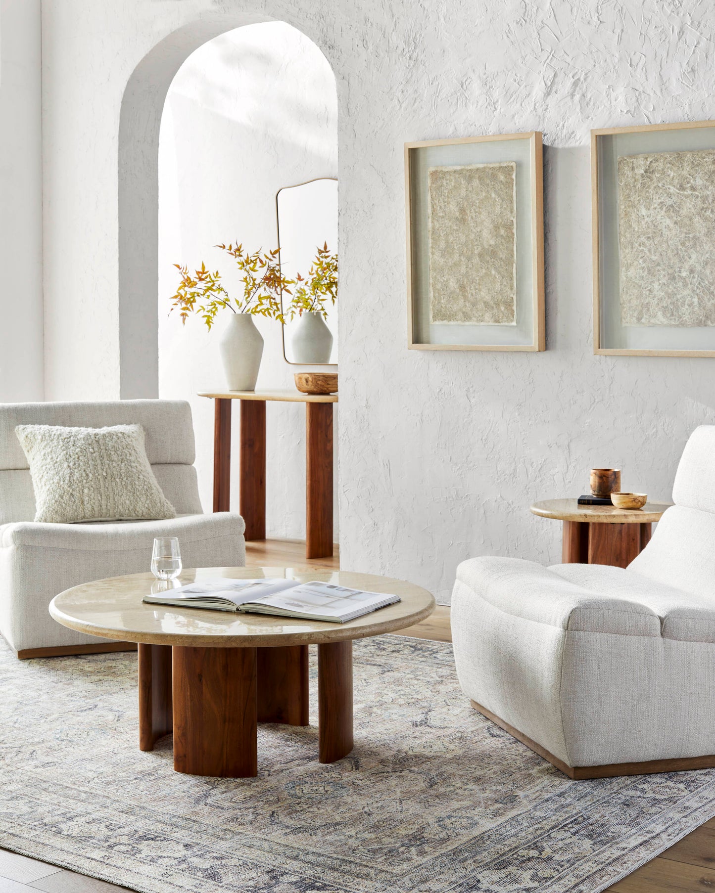 Livabliss Becki Owens Darling 7 x 9 (ft) Flatweave Light Silver Rectangular Indoor Medallion Oriental Machine washable Pet Friendly Area rug