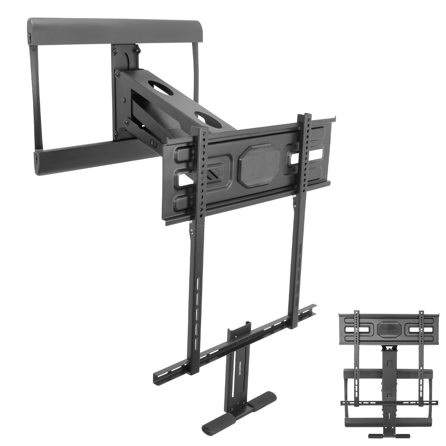 Mount-It! TV Mount Full Motion Indoor Wall Tv Mount Fits TVs up to 72-in (Hardware Included) MI-395