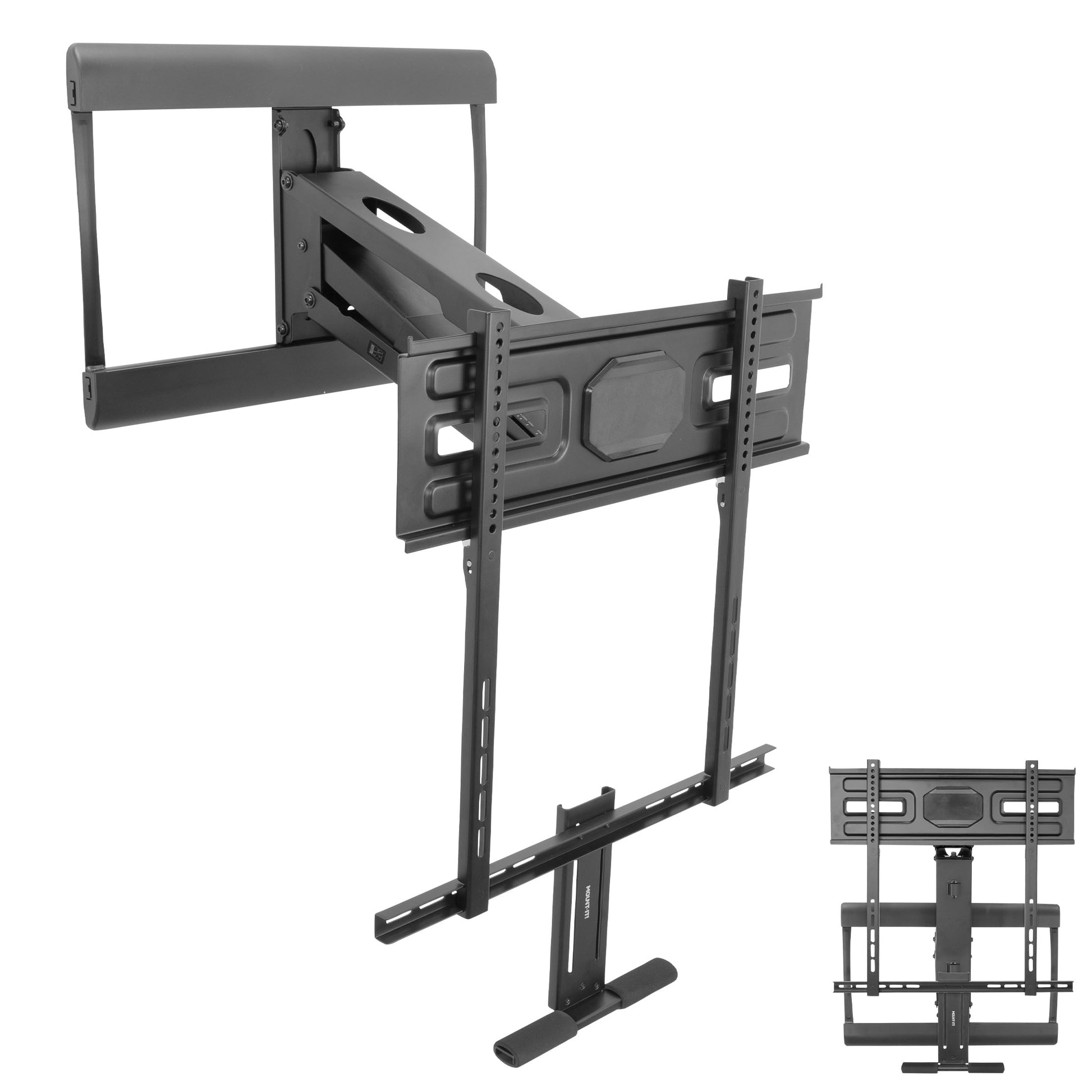 Mount-It! TV Mount Full Motion Indoor Wall Tv Mount Fits TVs up to 72-in (Hardware Included) MI-395