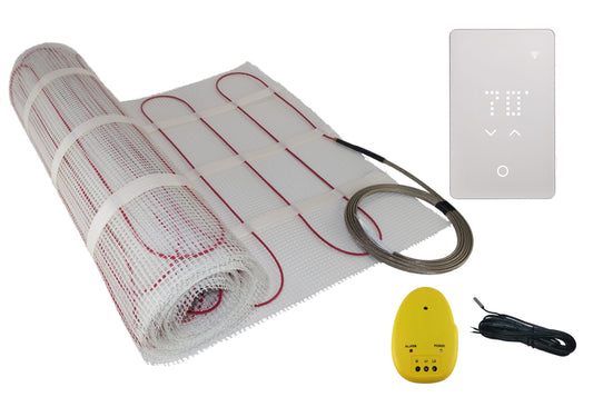 WARMING SYSTEMS 240-volt Radiant 12-ft x 20-in Floor heating kit 20-sq ft