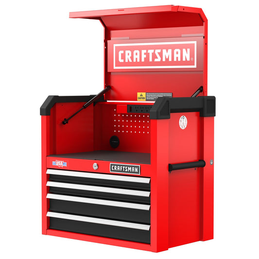 CRAFTSMAN 2000 Series 26-in W x 24.7-in H 4-Drawer Steel Tool Chest (Red) CMST98267RB