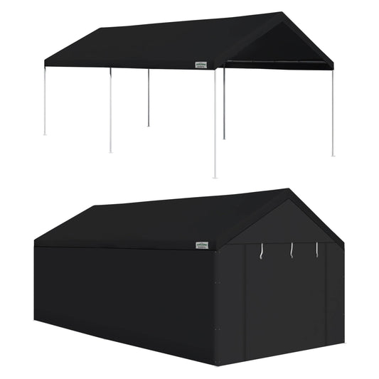 Caravan Canopy 20-ft x 10-ft Rectangle Black Pop-up canopy
