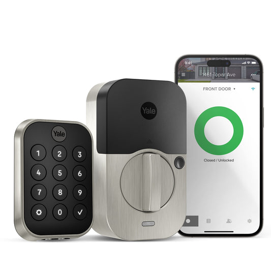 Yale Assure Lock 2 Satin Nickel Smart Lock Electronic Deadbolt with Wifi Bluetooth Keypad YRD430-WF1-619
