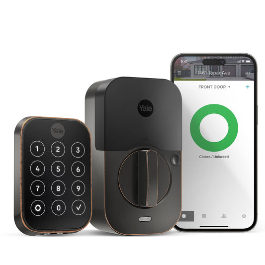 Yale Assure Lock 2 Oil Rubbed Bronze Smart Lock Electronic Deadbolt with Wifi Bluetooth Touchscreen Keypad YRD450-WF1-0BP