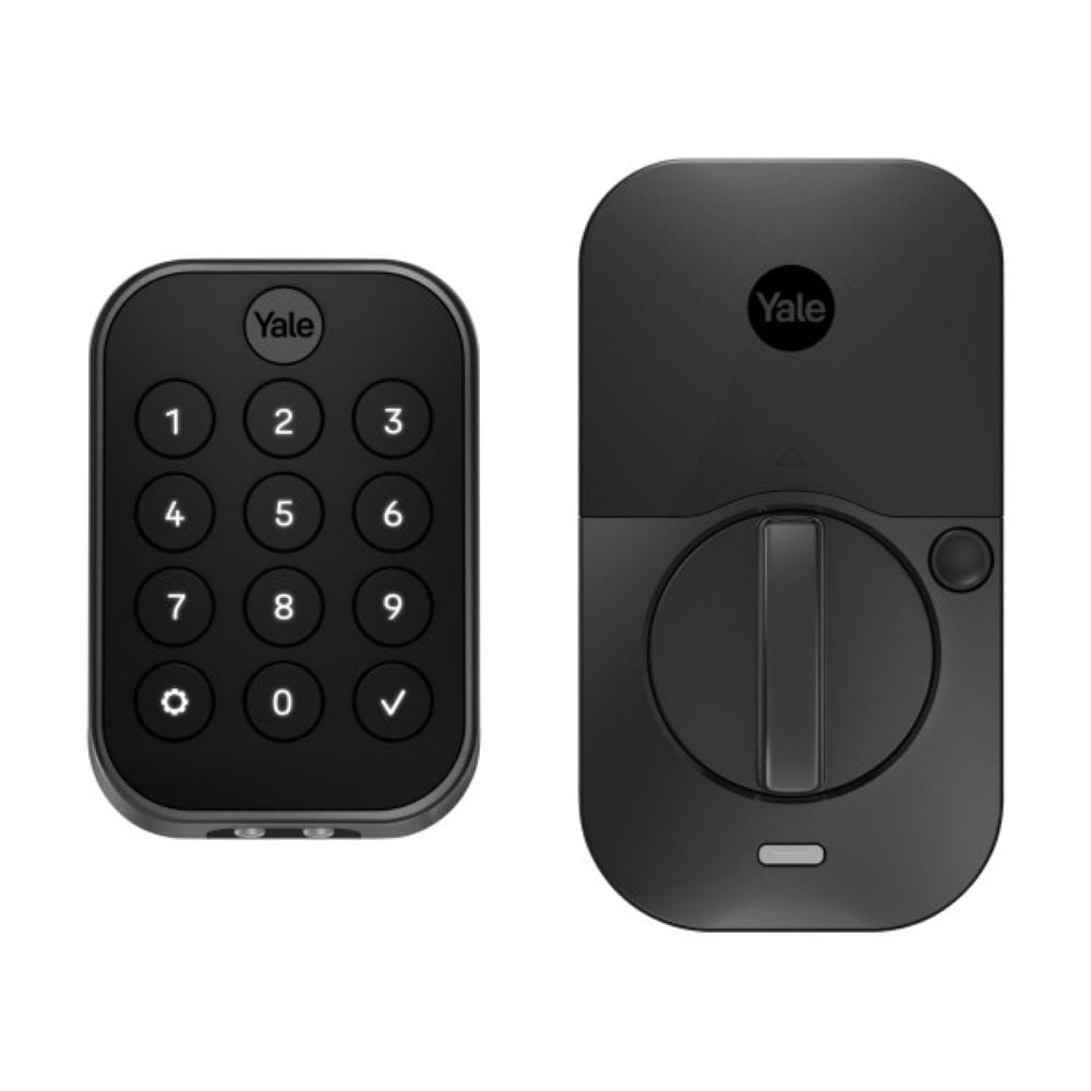Yale Assure Lock 2 Black Suede Smart Lock Electronic Deadbolt with Wifi Bluetooth Keypad YRD430-WF1-BSP