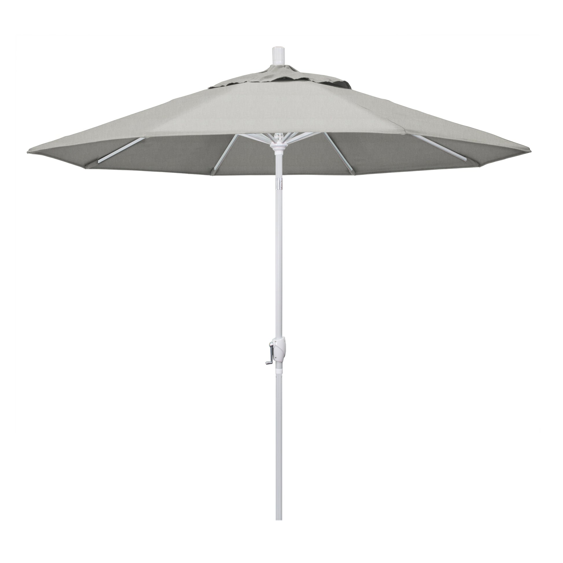California Umbrella 9-Feet Aluminum Gray Market Patio Umbrella