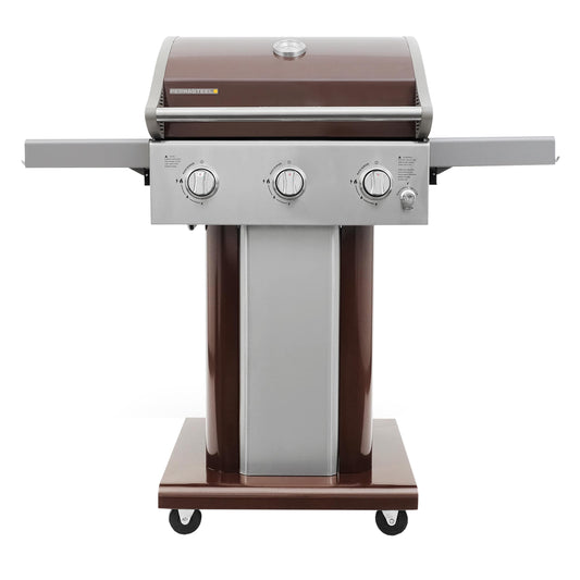 Permasteel Mocha 3-Burner Liquid Propane Gas Grill PG-40301-MO