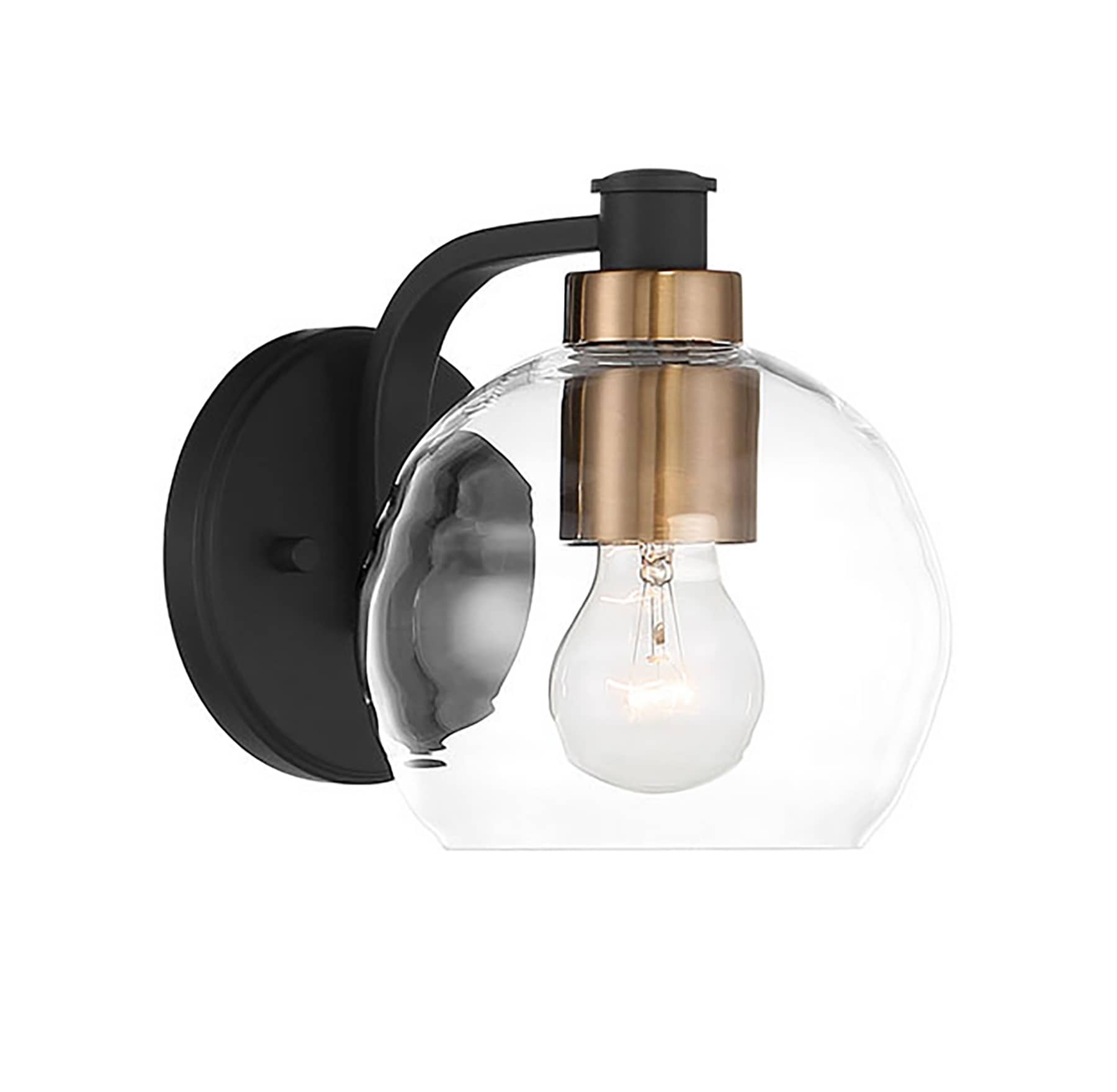 Minka Lavery Keyport 6.5-in 1 -Light Multiple finishes Multiple colors Modern/contemporary Vanity light 2678048