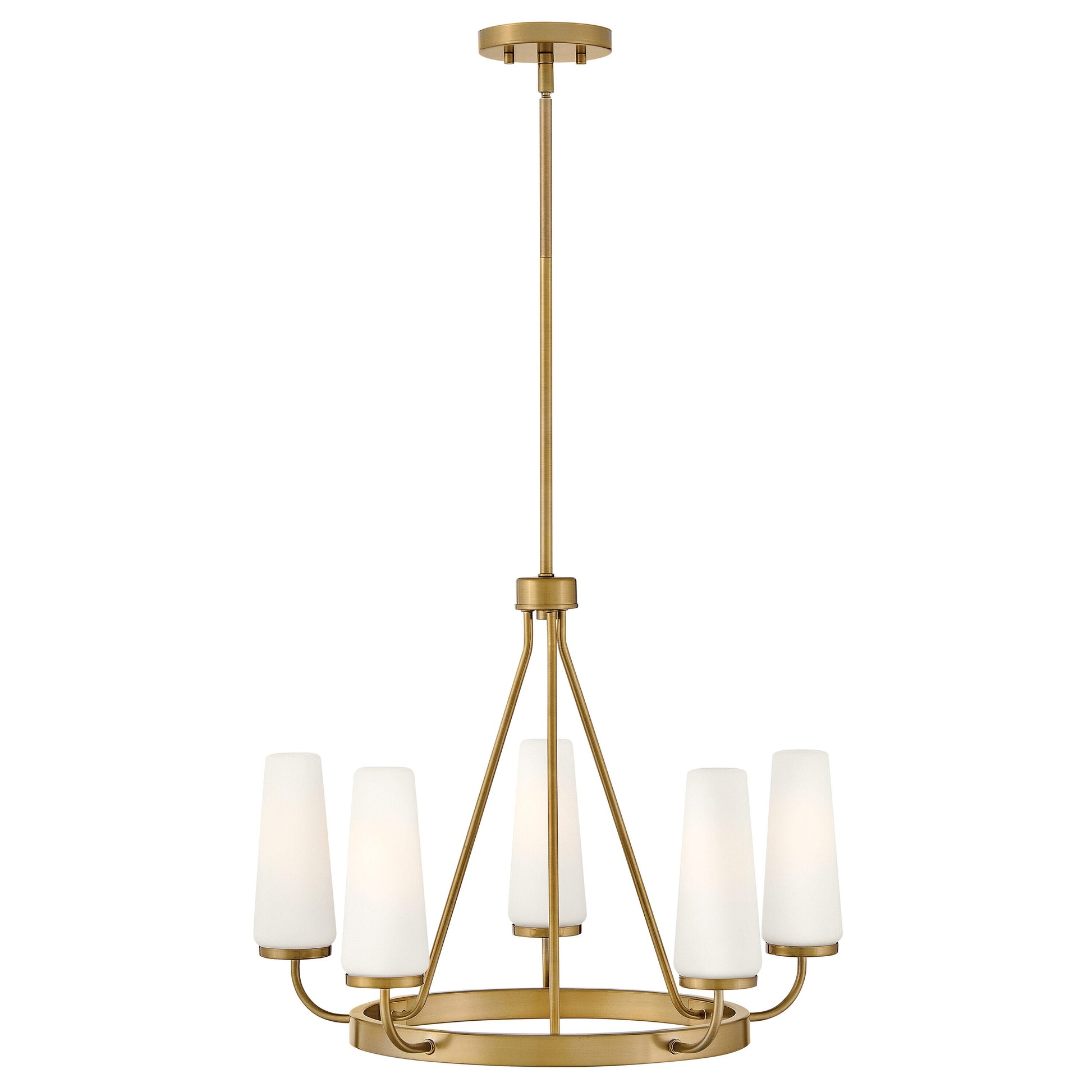 Lark Selma 5 -Light Gloss Gold Traditional For Use in Bedrooms, Dining Rooms, Foyers, Kitchens, Living Rooms Chandelier