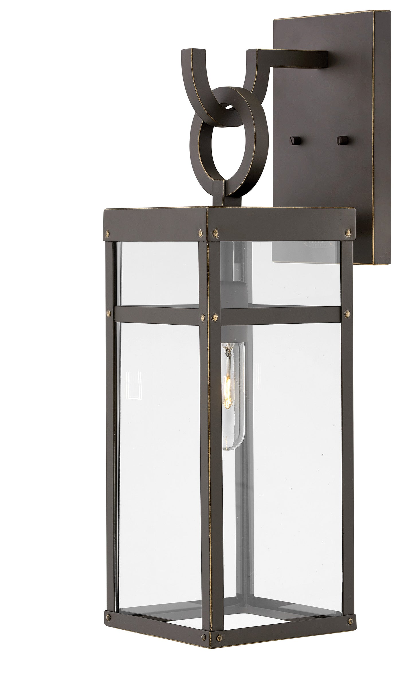 Hinkley Porter 1 -Light 22-in H Oil-rubbed Bronze Hardwired Outdoor Wall Light 6588964