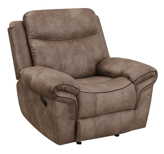 Steve Silver Nashville Cocoa Suede Upholstered Recliner