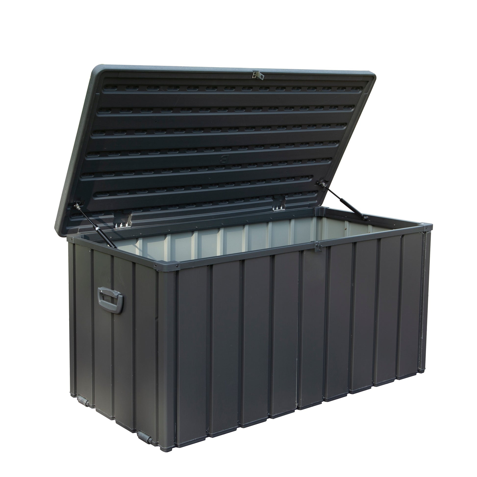 ToolCat 100-Gallon Dark Gray Metal Deck Box