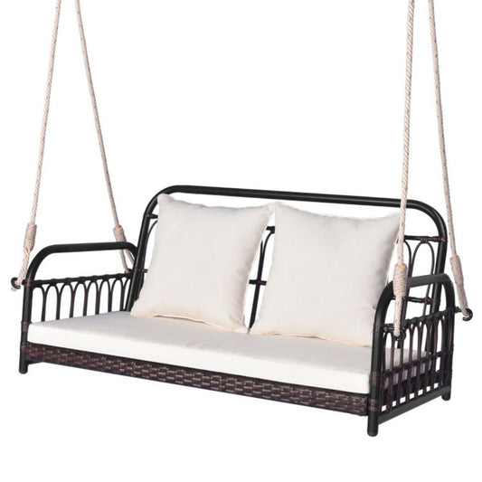 CESICIA Porch Swing White Porch Swing Canopy