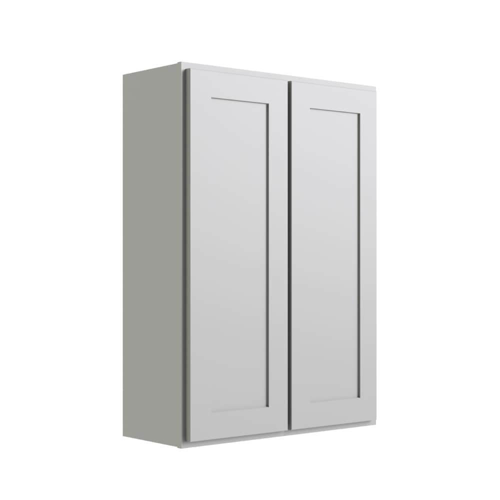 RELIABILT Parkstone 33-in W x 42-in H x 12-in D Gray Wall Fully assembled Plywood Cabinet Shaker)