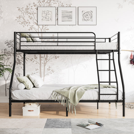 Sunrinx Black Twin over full Bunk Bed