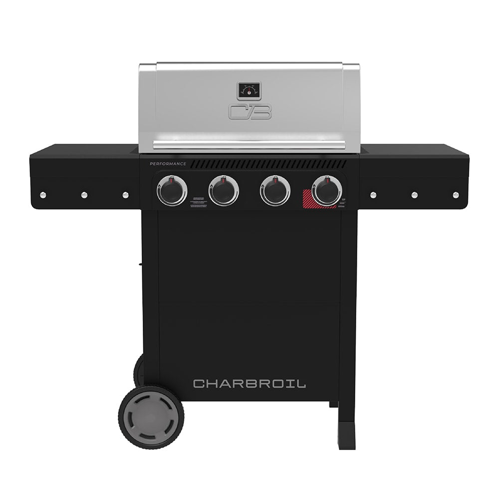 Charbroil Performance Series Black and Silver 4 -Burner Liquid Propane Gas Grill