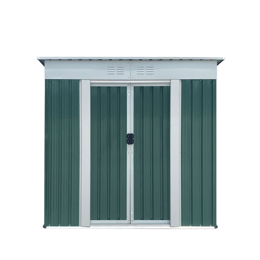 Clihome 4-ft x 6-ft Galvanized steel Metal Storage Shed
