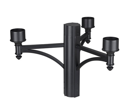 Z-Lite Outdoor 15.75-in Black Coastal Outdoor Pole