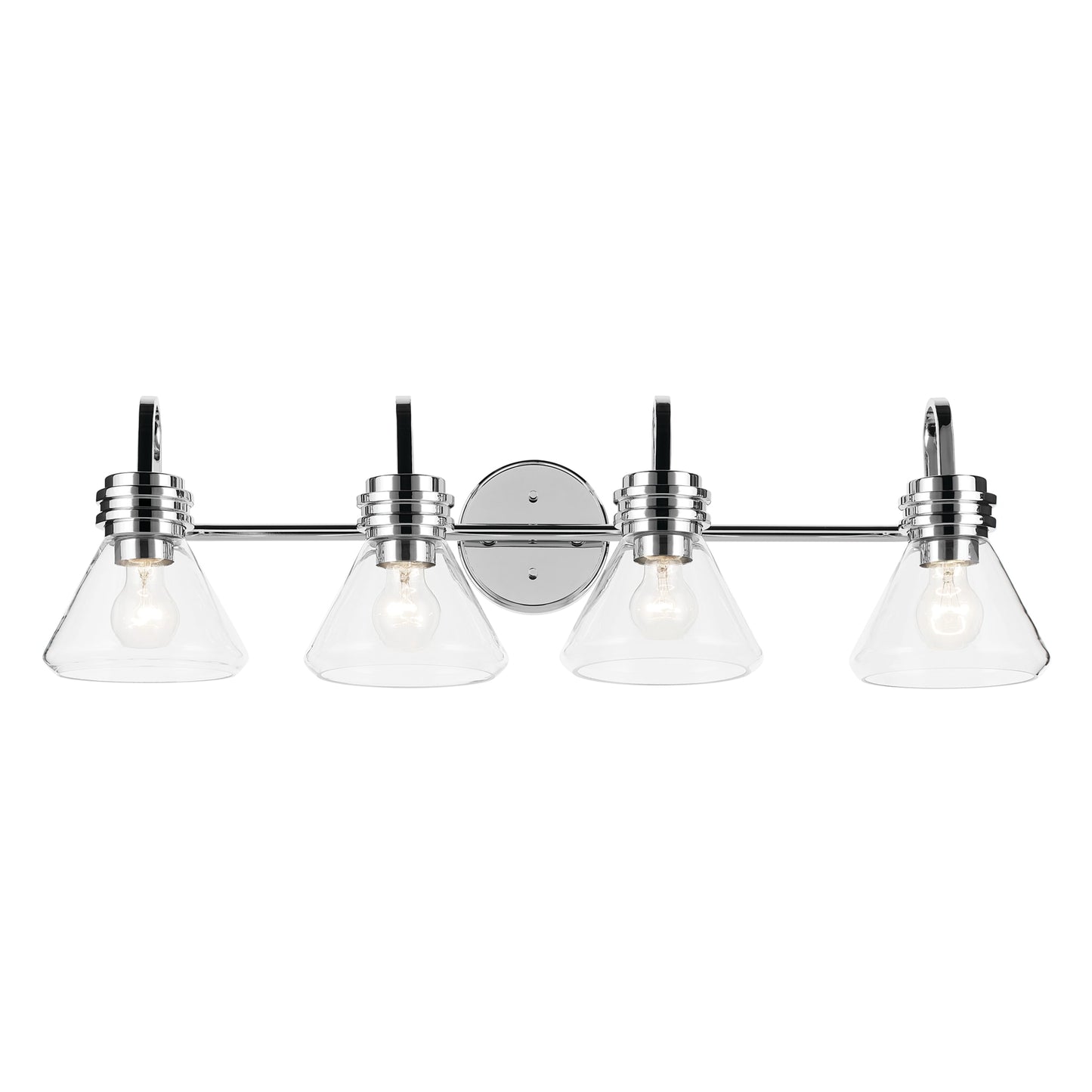 Kichler Farum 34-in 4 -Light Chrome Modern/contemporary Vanity light 6814544