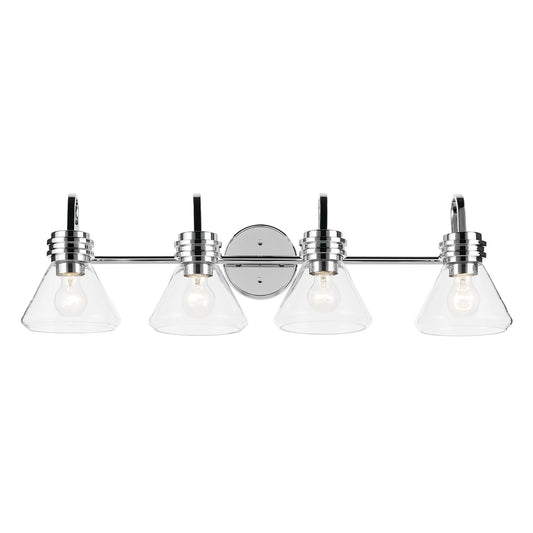Kichler Farum 34-in 4 -Light Chrome Modern/contemporary Vanity light 6814544