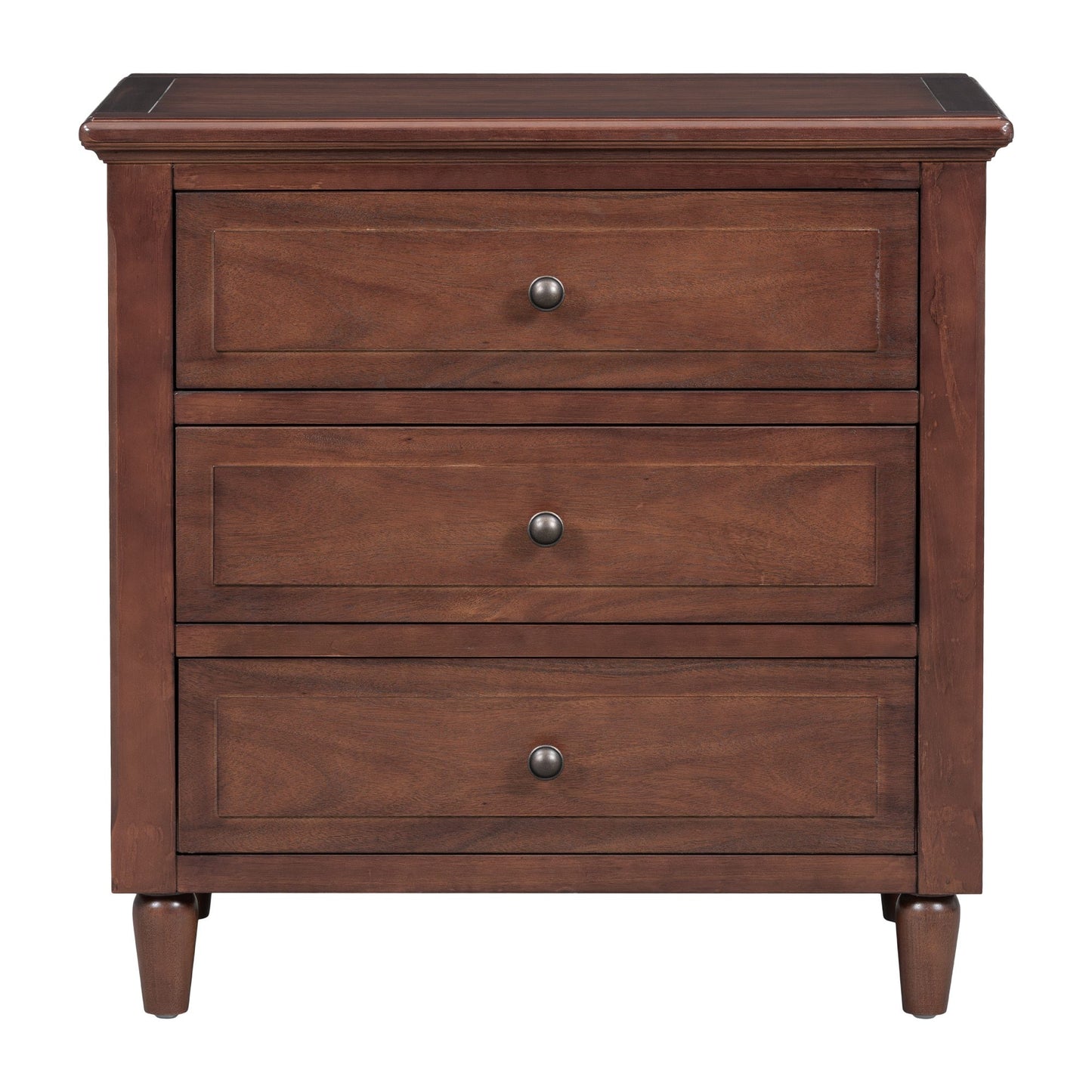 Bella Depot Brown 3 -Drawer 28-in W x 28-in H Modern Nightstand