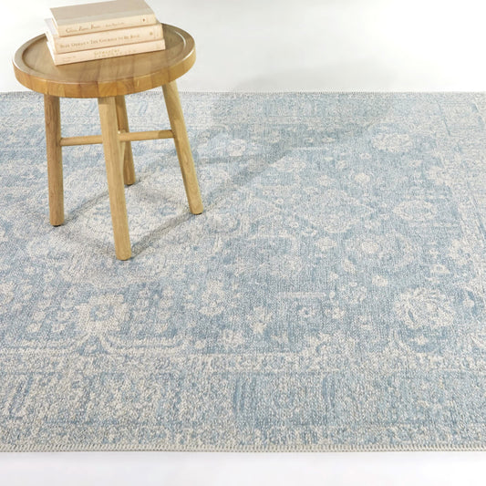 Balta 7 x 10 (ft) Blue Rectangular Indoor Medallion Oriental Area rug
