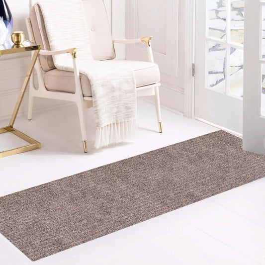 Playa Rug 3 x 43 (ft) Knotted Solid-Beige Rectangular Indoor/Outdoor Solid Pet Friendly Runner rug