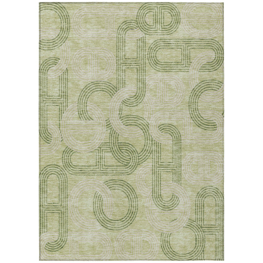 Addison Rugs Chantille ACN967AL 9 x 12 (ft) Loomed Aloe Rectangular Indoor/Outdoor Machine washable Pet Friendly Area rug