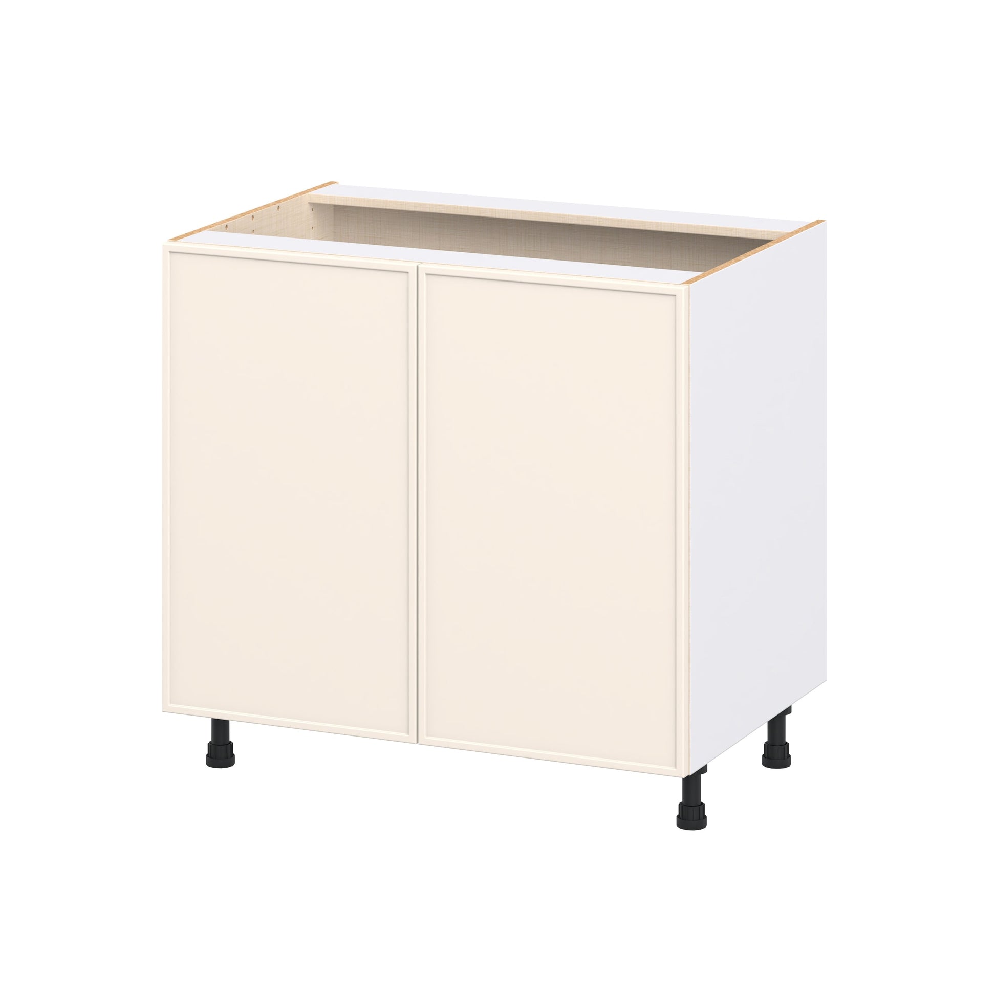 Hugo&Borg Chapel Hill 36-in W x 34.5-in H x 24.66-in D Washed Linen Sink Base Fully assembled Cabinet (Flat Panel Shaker)