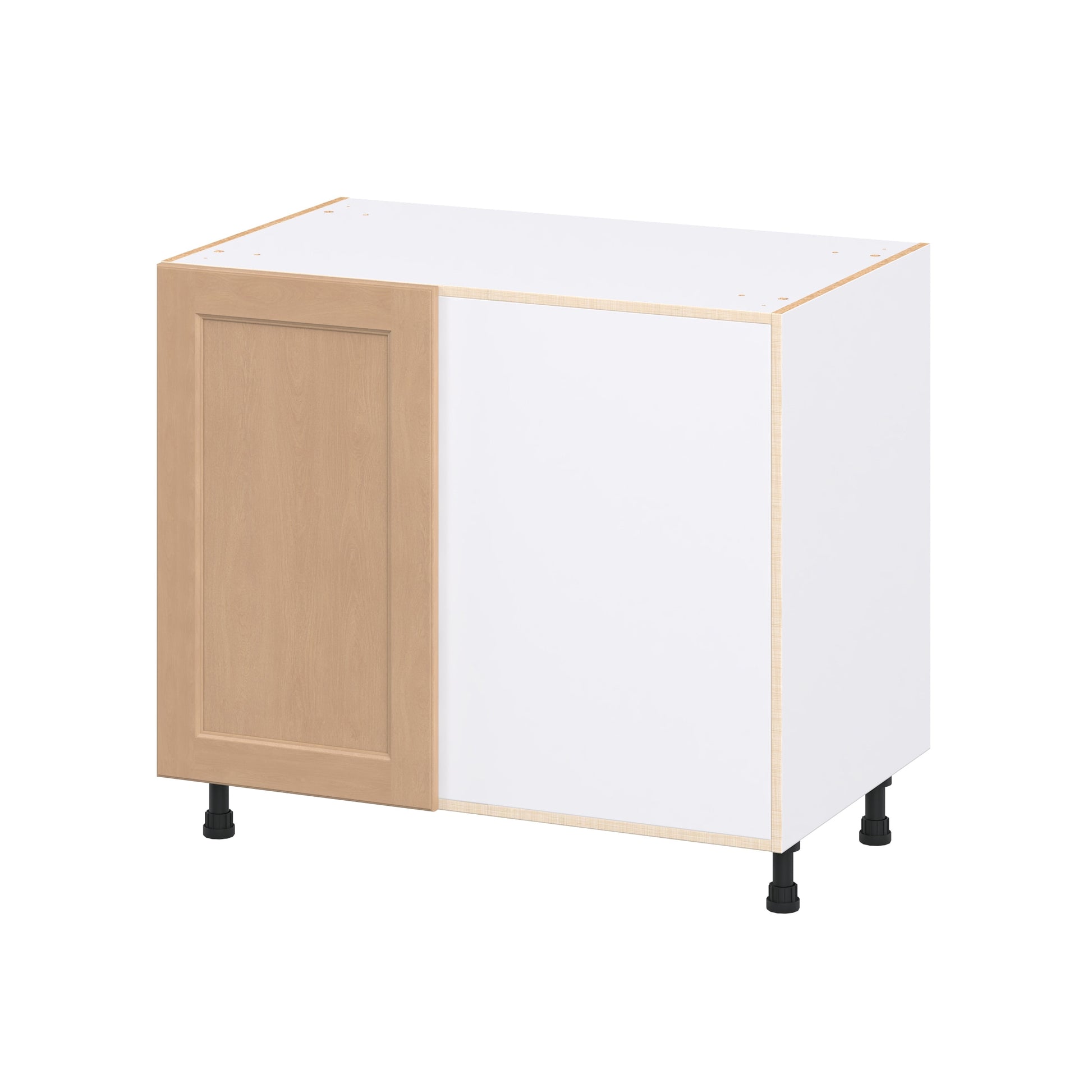 Hugo&Borg Raleigh 39-in W x 34.5-in H x 24.5-in D Sugar Cookie Base Fully assembled Cabinet Flat Panel