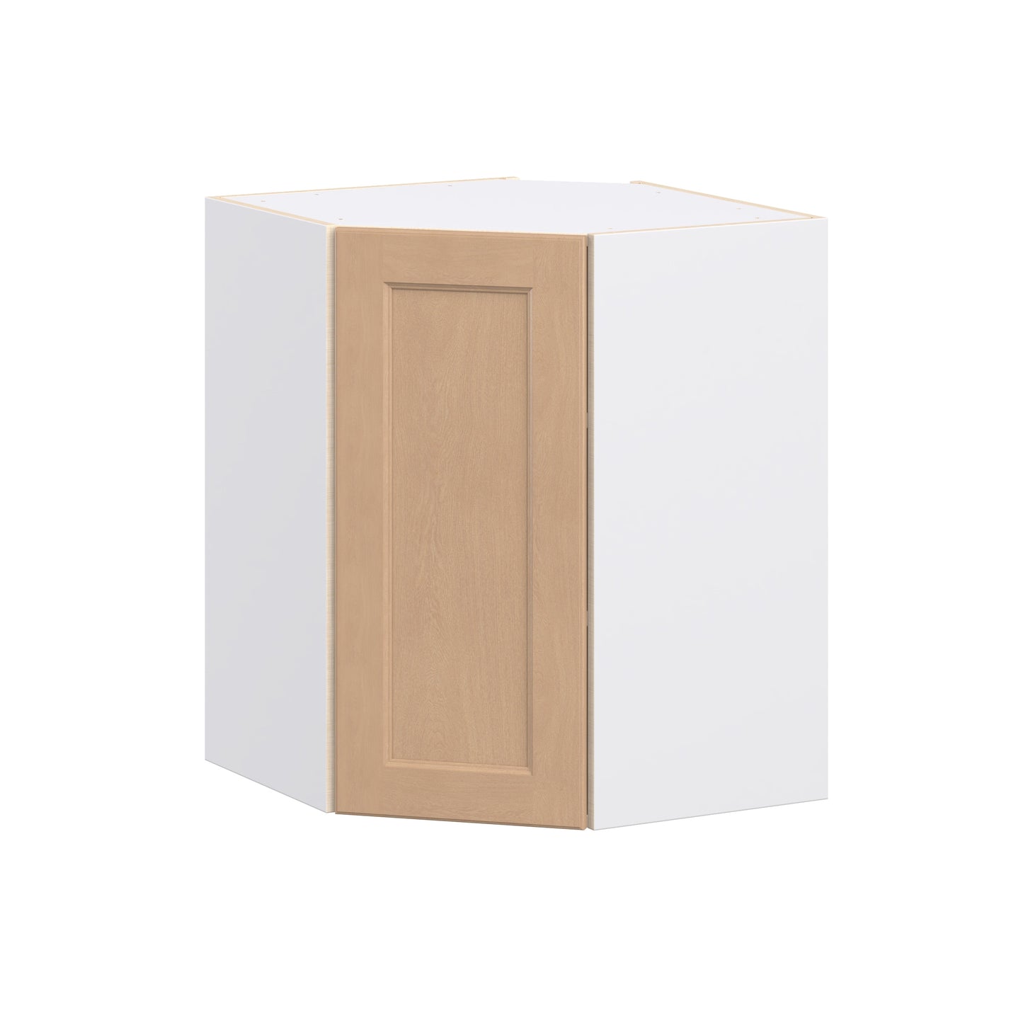 Hugo&Borg Raleigh 24-in W x 30-in H x 24.5-in D Sugar Cookie Wall Fully assembled Cabinet Flat Panel