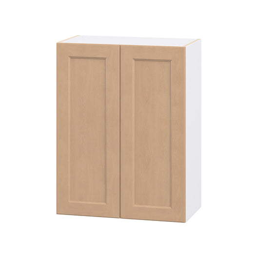 Hugo&Borg Raleigh 27-in W x 35-in H x 14.75-in D Sugar Cookie Wall Fully assembled Cabinet Flat Panel