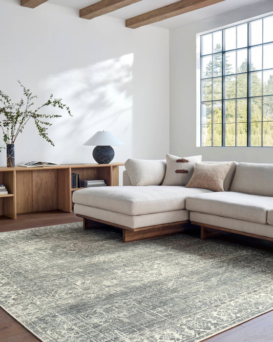 Livabliss Galey Alix Collins Avenue 7 x 10 (ft) Flatweave Green Rectangular Indoor Vintage Pet Friendly Area rug