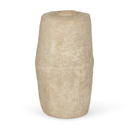 Mercana Off-white Paper Farmhouse Vase
